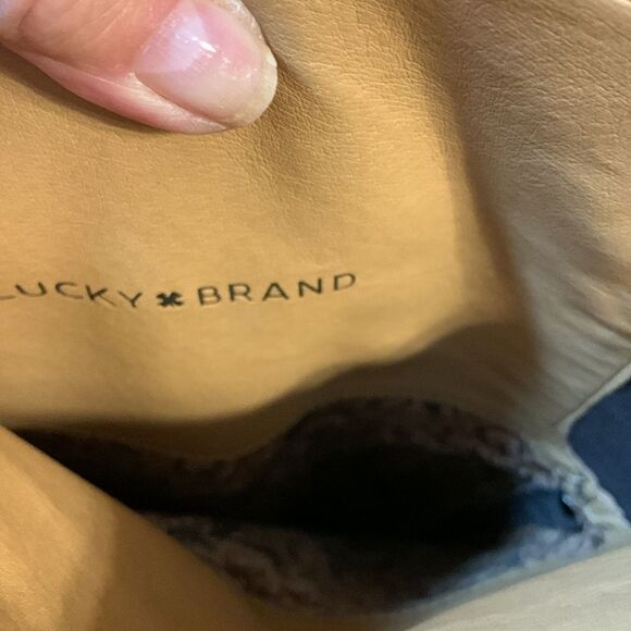 Lucky Brand Size 6 gray suede Rayla over the knee riding boot. - Picture 13 of 14